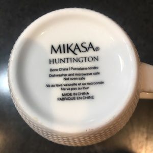 Mikasa Coffee Mugs-Timeless “Huntington” Pattern.